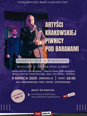 Koncert Dnia Kobiet: Piwnica pod Baranami w Rymanowie