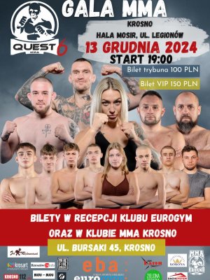 Gala QUEST MMA 6 w Krośnie