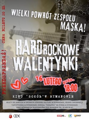 Koncert Walentynkowy zespołu Maska w Rymanowie